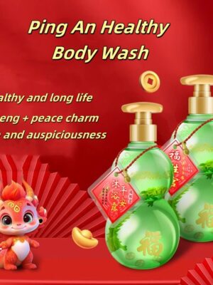 Ancient Wisdom Bath Elixir: Peace Charm & Five Emperor Coins Infused with Ginseng