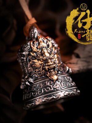 Ancient Chinese Dragon Bell Talisman - Feng Shui Protection & Wealth Enhancement